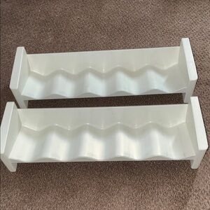 KitchenAid Model KSRU25FHWHOO Refrigerator Bottle Holders (Set of 2)